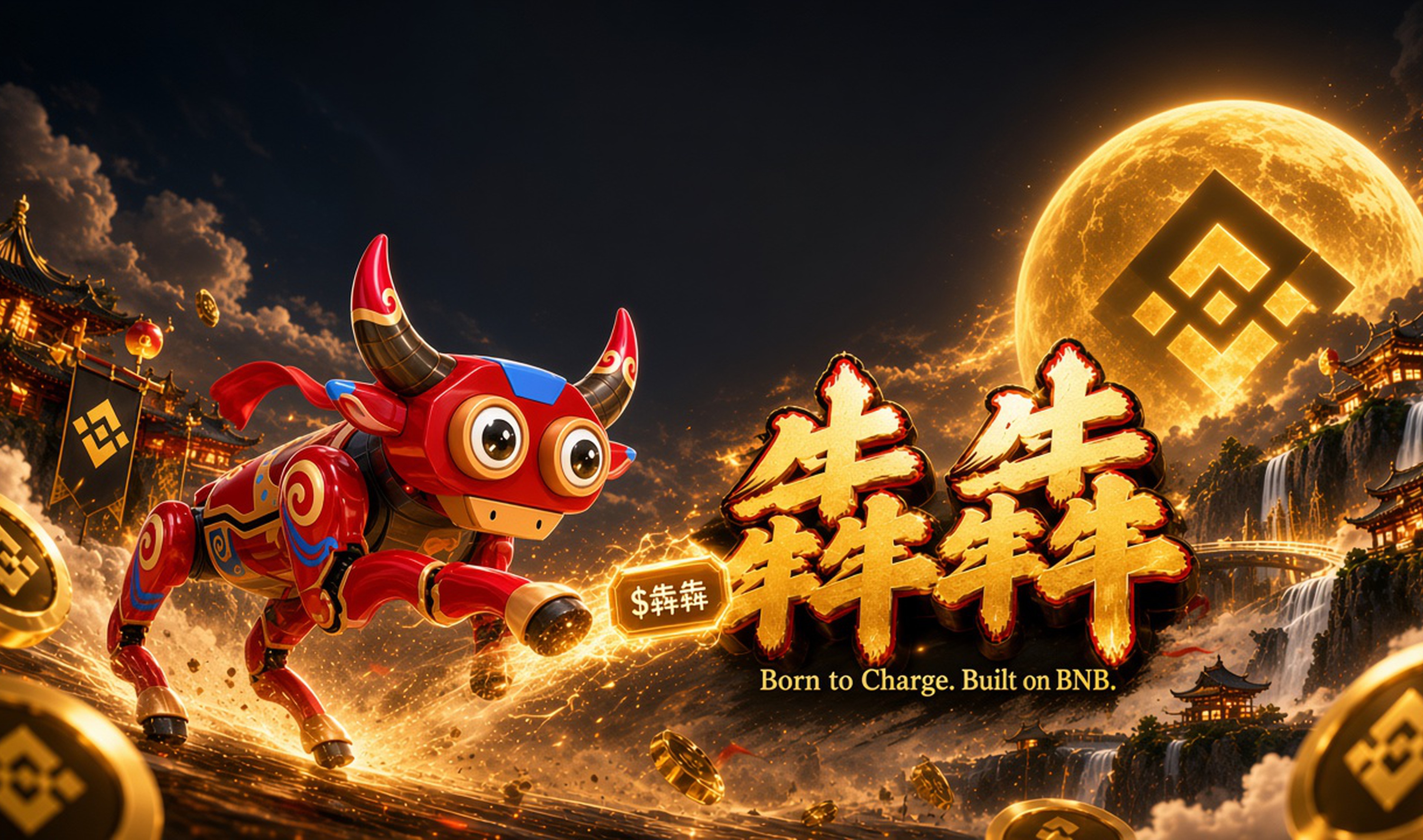 犇犇 — Born to Charge. Built on BNB